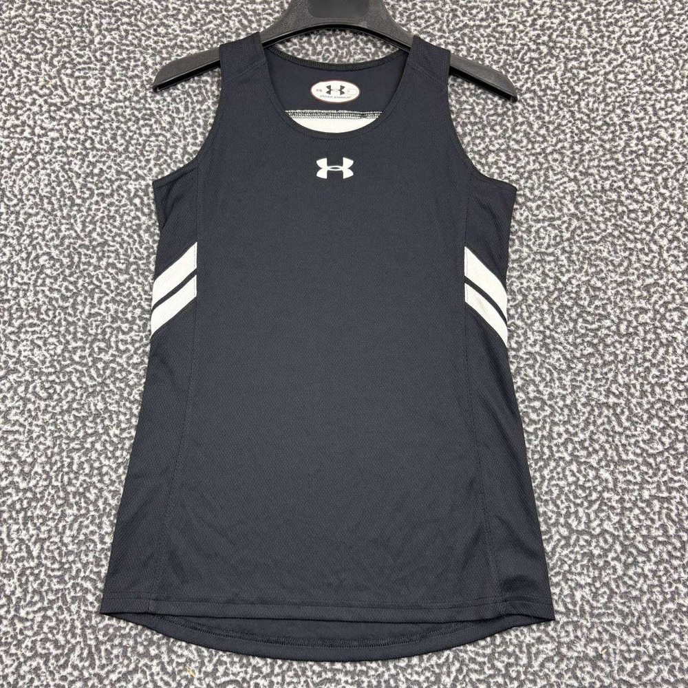 Under Armour Shirt Men Extra‎ Small Black Sleeveless Round Neck Sleeveless XS